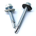 Drilling Epdm Hex Head Screw Hexagonal Metal Wafer Tek Screws For Roof